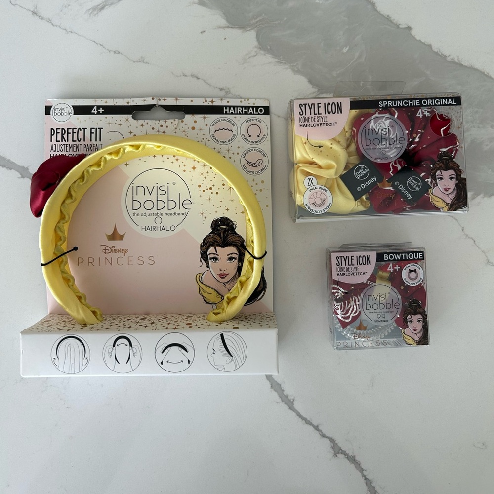 ⭐️Host Pick⭐️ New Disney Princess Invisibobble hair set